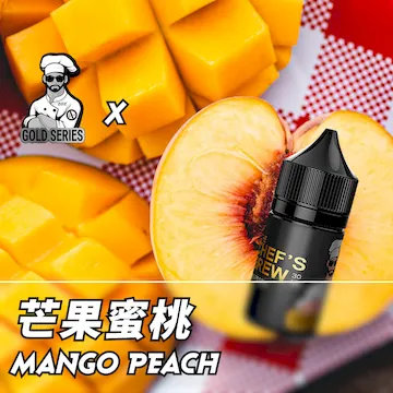 馬來西亞【LH VAPEMY 酷涼鹽】系列電子煙油 飽滿軟糯 - 芒果蜜桃